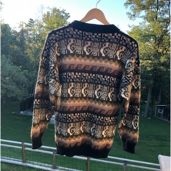 Vintage Alpaca Sweater - made in Peru - Size S - Picture 3 of 4